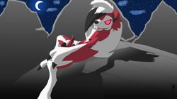 16:9 anthro bodily_fluids cum cum_drip dripping genital_fluids hi_res lycadio lycanroc male male_only midnight_lycanroc nintendo pokémon_(species) pokemon solo video_games widescreen