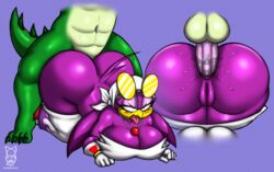 anal anal_sex anthro anthro_on_anthro anthro_penetrated anthro_penetrating anthro_penetrating_anthro anus ass avian big_butt bird bubble_butt female female_penetrated from_behind_position genitals huge_butt male male/female male_penetrating male_penetrating_female pants pants_down penetration penile penile_penetration penis penis_in_ass pussy reptile scalie sega sex sonic_(series) sonic_riders wave_the_swallow zombieray10
