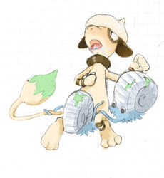 feral feral_only nintendo omanyte pokemon pokemon_gsc pokemon_rgby smeargle tagme