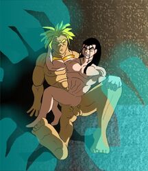 android_17 broly broly_(dragon_ball_z)_1993 dragon_ball dragon_ball_gt dragon_ball_z gay human legendary_super_saiyan male male_only saiyan sex straight_hair super_android_17 yaoi