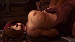 1boy 1girls 2016 3d 60fps animated arms_behind_back big_breasts bouncing_breasts breasts collar edit eyes_rolling_back female fur garrosh_hellscream hi_res interspecies leash liard loop missionary_position moaning munt_works muscular muscular_male music nipples nude nude_female nude_male on_table open_mouth orc orc_male pandaren prisoner restrained sound straight tongue_out vaginal_penetration video world_of_warcraft