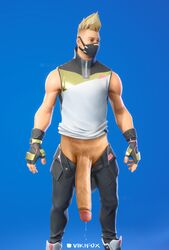 1boy 3d big_penis blonde_hair drift_(fortnite) edit edited flaccid fortnite fortnite:_battle_royale fully_clothed game_screenshot huge_cock male_only mask nude_edit nude_filter pants_down screenshot_edit solo solo_male tagme tank_top vikifox_(artist)