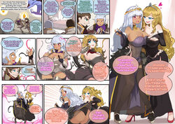 2boys 2girls ass ass_expansion breast_expansion breasts corivas female gender_transformation hair_color_change hair_growth huge_ass huge_breasts identity_death mtf_transformation original original_character personality_change princess rule_63 transformation