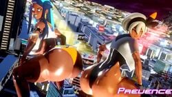 2girls 3d animated ass bea_(pokemon) big_ass big_breasts big_butt bottom_heavy breasts bubble_ass bubble_butt city clapping_cheeks dark-skinned_female fat_ass fat_butt female_only females females_only giantess honey_select human large_ass large_breasts large_butt nessa_(pokemon) nintendo no_sound pokemon pokemon_ss prevence tagme thick_ass thick_thighs thighs twerking video wide_hips