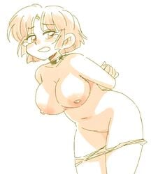 1girls akane_tendo breasts female female_only isami_meena large_breasts nipples nude panties ranma_1/2 solo tagme