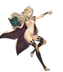 1girls biggitybiggitybig blonde_hair cape edit fire_emblem fire_emblem_fates fire_emblem_heroes grey_eyes long_hair medium_breasts nintendo nipples nude nude_female nude_filter ophelia_(fire_emblem) solo transparent_background