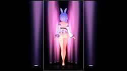 1girls 3d animated ass ass_focus big_ass big_breasts blue_hair bunny_ears hip_sway hololive hololive_fantasy hololive_japan koikatsu milf mother music pekomama sound tagme video virtual_youtuber walking wataamage yellow_eyes