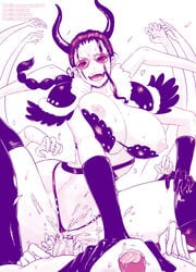 beast_pirates beast_pirates_(cosplay) female hana_hana_no_mi lingerie male monster_girl nico_robin one_piece purple-tinted_eyewear rebis sex sunglasses tagme tinted_eyewear