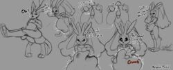 after_vore anal anal_vore anthro canid canine canis disposal duo hi_res jackal lagomorph leporid lopunny lucario male male/male mammal melancholicmash nintendo pokemon pokemon_(species) rabbit video_games vore