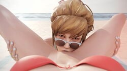 2girls 3d beach cunnilingus female_pov kate_marsh koomer licking licking_pussy life_is_strange looking_over_eyewear looking_over_glasses looking_over_sunglasses max_caulfield oral oral_sex pov pov_eye_contact pubes pubic_hair pussy sunglasses tinted_eyewear vagina yuri