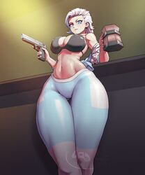 1girls big_breasts breasts female female_only gadthegod large_breasts solo solo_female thick_thighs wide_hips