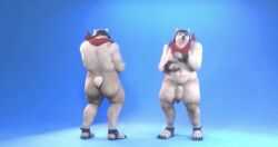 1boy animated ass ass_shake bear big_ass dancing dollymolly323 erection flaccid fortnite fortnite:_battle_royale male male_only mammal mp4 musclegut muscles muscular music naked nude nude_male pecs penis polar_bear polar_patroller solo sound tagme video video_games