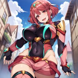 1girls ai_generated alternate_breast_size big_breasts breasts busty curvaceous curvy curvy_body curvy_female curvy_figure female huge_breasts large_breasts nipples pyra sweat sweating sweaty sweaty_body sweaty_breasts thick_thighs thighs venus_body xenoblade_(series)