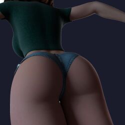 3d 3d_(artwork) aunt aunt_cass big_ass big_butt blender cass_hamada figure mgsnak239 my_crush panties