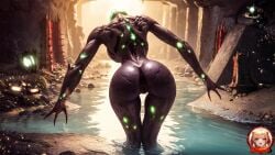 ai_generated anus ass asshole bending_forward bungie cursed_thrall destiny_(game) destiny_2 female glowing glowing_markings hive_(destiny) nude nude_female presenting presenting_anus presenting_hindquarters presenting_pussy pussy tagme thrall_(destiny) water zverywka