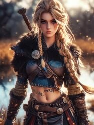 ai_generated female tagme tagme_(artist) viking