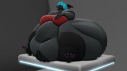 bbw big_ass big_breasts breasts bubble_butt chubby double_belly fat female furry huge_ass hyper_ass immobile kingofthekabuto queenofthekabuto rat tagme thick_thighs wide_hips