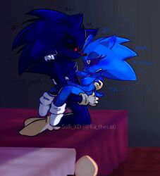 1boy 1girls ambiguous_penetration blush duo fanon fia_thecat fnf fnf_mod fnf_mods friday_night_funkin husband_and_wife male/female married_couple sex sonic.exe sonic.exe_(character) sonic.exe_(creepypasta) sonic.exe_(series) sonic_(series) straight straight_sex tagme