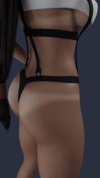 3d 3d_(artwork) big_ass big_butt blender mgsnak239 my_crush panties tifa_lockhart