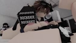 1boy 1girls 3d aggressive_sex anal_plug animated areolae background_characters balls black_hair breasts brown_hair buttplug clothed clothed_male clothed_sex clothing cowgirl_position cum cum_drip cum_in_pussy cum_inside dominant_male duo duo_focus glasses godki1l indoors longer_than_30_seconds missionary_position nipples partially_clothed penis penis_out pussy red_eyes roblox robloxian rough_sex sex shorter_than_one_minute slap sound straight tagme vaginal_penetration video