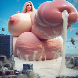 1futa 3d ai_generated balls breasts completely_nude cum destruction futa_giantess futa_only futanari giantess hyper_balls hyper_breasts hyper_penis hyper_testicles intersex nude nude_futa penis solo stable_diffusion testicles