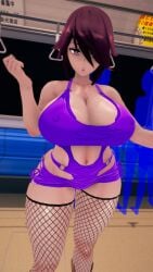 3d absurd_res big_breasts fat_ass genshin_impact huge_ass huge_breasts koikatsu nick_maxwell public_sex rosaria_(genshin_impact) tagme thick_thighs train wide_hips