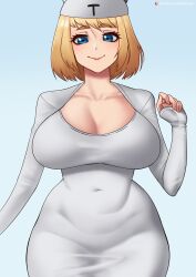 1girls adventure_time big_breasts female female_focus female_only large_breasts minerva_campbell short_hair zipsha