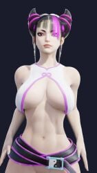 3d 3d_(artwork) big_ass big_butt blender juri_han mgsnak239 my_crush panties street_fighter street_fighter_6 street_fighter_v