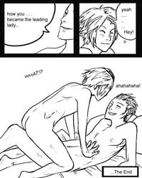 2boys anal balthier comic final_fantasy final_fantasy_xii gay male male_only monochrome multiple_boys penis sex tagme vaan yaoi