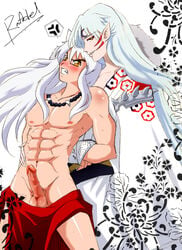 2boys cmnm incest inuyasha inuyasha_(character) male male_only multiple_males sesshoumaru tagme uncensored yaoi