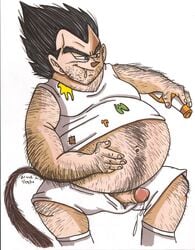 2010 boner cowcat44 dragon_ball dragon_ball_z erection male male_only solo straight_hair tagme vegeta what