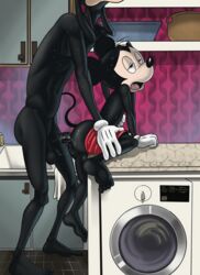 anal anthro canine cum disney doggy_style furry gay goofy interior interspecies male/male male_only mickey_mouse mouse muscular muscular_male nude penis size_difference tush