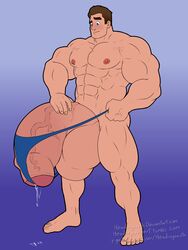 abs balls biceps foreskin headingsouth hyper hyper_balls hyper_genitalia hyper_penis hyper_testicles male male_focus male_only male_solo muscles muscular muscular_arms muscular_legs muscular_male muscular_thighs nipples pecs penis solo_male testicles uncircumcised veins veiny_penis