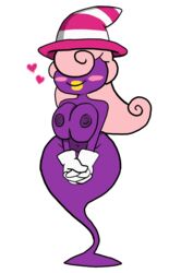 big_lips breast_squeeze breasts clasped_hands cute edit floating_heart heart lipstick mario_(series) merfolk nintendo paper_mario shadow shadow_siren siren slightly_chubby squished_breasts sr64 transparent_background tummy vivian_(paper_mario) wide_hips witch_hat