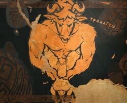 1boy 1girls 2020s 2022 2d anthro antu_ur female human human_female human_on_anthro interspecies male minotaur page_12 sex tagme teratophilia vaginal_penetration zoquete