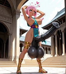 1futa ahe_gao ai_generated animal_genitalia animal_penis areolae arms_behind_head arms_up balls bangs big_areola big_balls big_breasts big_cock big_nipples big_penis big_testicles black_balls black_eyeshadow black_penis blue_clothing blunt_bangs blush bracelet breasts dark-skinned_futa dark_skin dress enormous_balls enormous_penis equine_genitalia equine_penis erect_nipples erect_penis erection eyeshadow fit fit_futa flared_penis full_body futa_only futanari gladiator_sandals hard_cock hard_penis hearts hearts_around_head heavy_balls horny horny_futa horse_penis horsecock horsecock_futa horsecumrain_(artist) huge_balls huge_cock huge_penis huge_testicles ineffective_clothing lipstick long_nipples makeup massive_balls massive_penis motion_lines nipples ope open_mouth open_toe_shoes original original_character overwhelming_pleasure penis pink_areola pink_hair pink_lipstick pink_nipples pleasure pleasure_face pleasured precum precum_drip puffy_areola puffy_nipples purple_clothing red_eyes revealing_clothes revealing_dress revealing_outfit sagging_balls saggy_balls sandals sash short_hair slim slim_waist solo spontaneous_erection standing straight_bangs straight_hair swinging_penis temple thigh_strap throbbing_balls throbbing_penis uncensored veiny_balls veiny_penis
