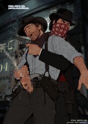 arthur_morgan censored dutch_van_der_linde gay heavily_censored pixelated_penis red_dead_redemption_(series) red_dead_redemption_2 robinberz yaoi