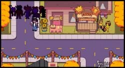 animated_gif anthro antlers blonde_hair brown_hair deer deer_girl deer_tail deltarune deltarune_chapter_5 female human human_on_anthro ice_cream kris_(deltarune) noelle_holiday reindeer sex skirt suicidalpixel susie_(deltarune) tagme tail undertale_(series)