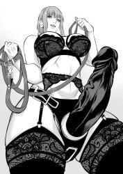 femdom large_breasts makima_(chainsaw_man) strap-on
