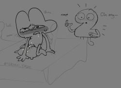 algebralien battle_for_dream_island battle_for_dream_island_again bfb bfdi bfdia cum four_(bfb) object_shows pillow pillow_humping tentacle_penis the_power_of_two tpot two_(tpot)
