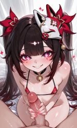 1girl 1girls ai_generated brat bratty flat_chest flat_chested handjob honkai:_star_rail impacter micro_bikini mocking mocking_face mocking_viewer pov_handjob pov_male pov_penis short_girl small_breasts solo solo_female solo_focus sparkle_(honkai:_star_rail) teasing teasing_penis teasing_viewer thick_thighs wide_hips