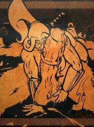1boy 1girls 2020s 2022 2d antu_ur female male minotaur page_13 tagme zoquete