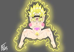 afreetime big_ass big_breasts blindfolded caulifla clitoris_piercing dragon_ball dragon_ball_super dragon_ball_z hairy_pussy lace large_breasts nipple_piercing pregnant pubic_hair puffy_nipples saiyan sketch super_saiyan tattoo tongue_out yellow_hair