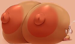 anise_(metachoke) breast_expansion breasts_bigger_than_body breasts_bigger_than_head gigantic_breasts huge_areolae huge_breasts huge_nipples hyper hyper_breasts large_areolae metachoke puffy_nipples tagme thick_thighs