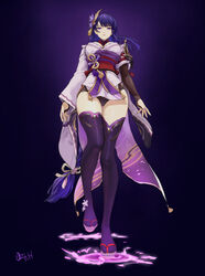 raiden shogun from genshin impact by ozkh