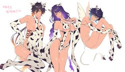 1girls 2021 2boys absurd_res alternate_costume angel angel_wings animal_ears armwear ass_visible_through_thighs bare_legs between_breasts bikini black_hair bottle braid breast_curtains breasts bulge cleavage cow_bikini cow_boy cow_ears cow_girl cow_horns cow_print cow_print_armwear cow_print_legwear cow_tail crossdressing detached_sleeves ear_tag erect_nipples erect_nipples_under_clothes eyebrows_visible_through_hair fake_animal_ears fake_hooves fake_horns fake_tail female femboy fetal_position full_body genshin_impact godwkgodwk gradient_hair green_eyes green_hair hair_between_eyes highres hooves horns implied_lactation korean_text lactation lactation_without_expressing large_breasts legwear leotard long_ponytail looking_at_viewer male male_lactation matching_hair/eyes micro_bikini micro_bikini_top milk milk_bottle milk_drip milk_trail mob_hwan multicolored_hair multiple_boys muscles muscular muscular_male navel nipple_bulge nipples object_between_breasts open_mouth orange_hair ponytail purple_eyes purple_hair raiden_shogun seductive serious short_hair simple_background single_braid skinny smile standing swimsuit tail text thighhighs thighs tied_hair translation_request trap twin_braids twintails two_tone_hair underboob venti_(genshin_impact) very_long_hair white_background wide_sleeves wings yellow_eyes zettai_ryouiki zhongli_(genshin_impact)