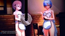 2girls 3d animated blush breasts hypnosis hypnotized juanpi_amvs koikatsu maid maid_uniform medium_breasts mind_control mp4 no_sound patreon patreon_username pendulum ram_(re:zero) re:zero_kara_hajimeru_isekai_seikatsu rem_(re:zero) sisters sweat tagme video