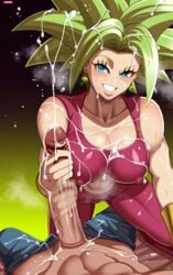 1boy 1girls abs blue_eyes breasts bukkake cum cum_on_body cum_on_breasts cum_on_face cum_on_hair cum_on_upper_body cum_squirt dragon_ball dragon_ball_super ejaculation erect_nipples erect_nipples_under_clothes faceless_male facial female fusion green_hair handjob high_resolution huge_breasts huge_cock kefla large_filesize male motion_lines muscular_female nipples penis potara_earrings semen semen_on_chest semen_on_hair shounen_jump smile spiky_hair stevechopz straight tagme tekoki very_high_resolution