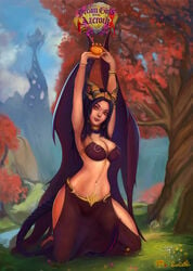 bikini_armor horns nipples nopan pussy sansemill see_through tail wings world_of_warcraft