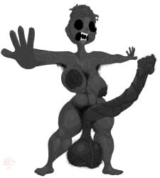 armpit_hair balls blenkentertainment body_hair bottomheavy chest_hair dead_by_daylight excessive_pubic_hair female female_chest_hair futanari gilf hag_(dead_by_daylight) hairy hairy_balls hirsute huge_balls huge_breasts huge_nipples hyper hyper_penis intersex penis pubes pubic_hair_in_foreskin the_hag veiny_penis